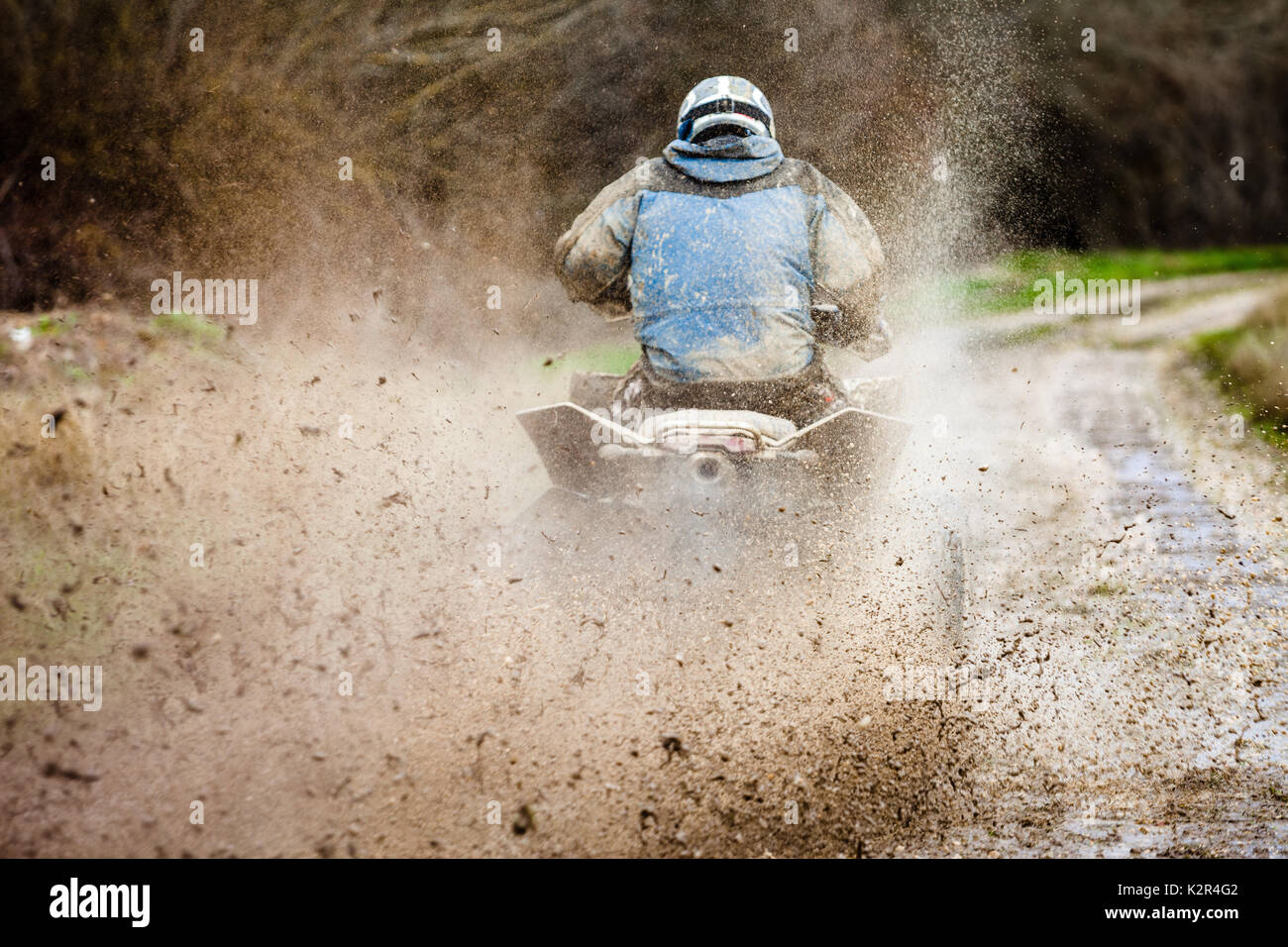 Off road bike on competition Stock Photo Alamy