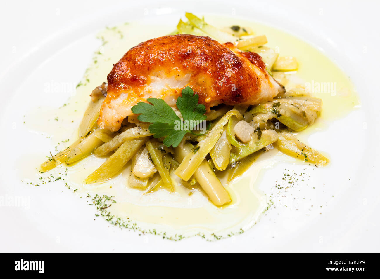 Chicken with vegetables Stock Photo - Alamy