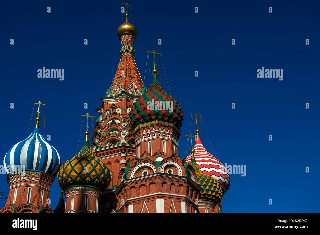 The onion domes of St. Basil.s Cathedral Stock Photo Alamy