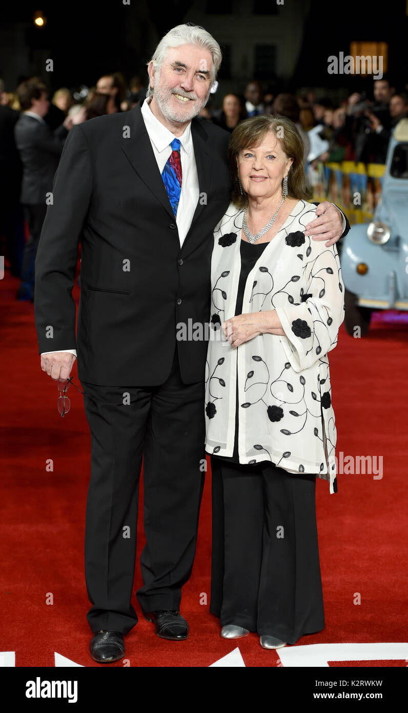 Photo Must Be Credited ©Alpha Press 079965 08/03/2017 John Alderton and Pauline Collins The World Premiere Of The Time Of Their Lives Curzon Mayfair London Stock Photo