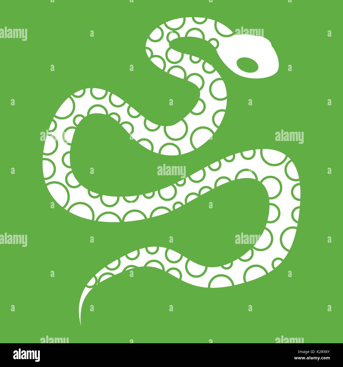 Python snake icon green Stock Vector Image & Art - Alamy