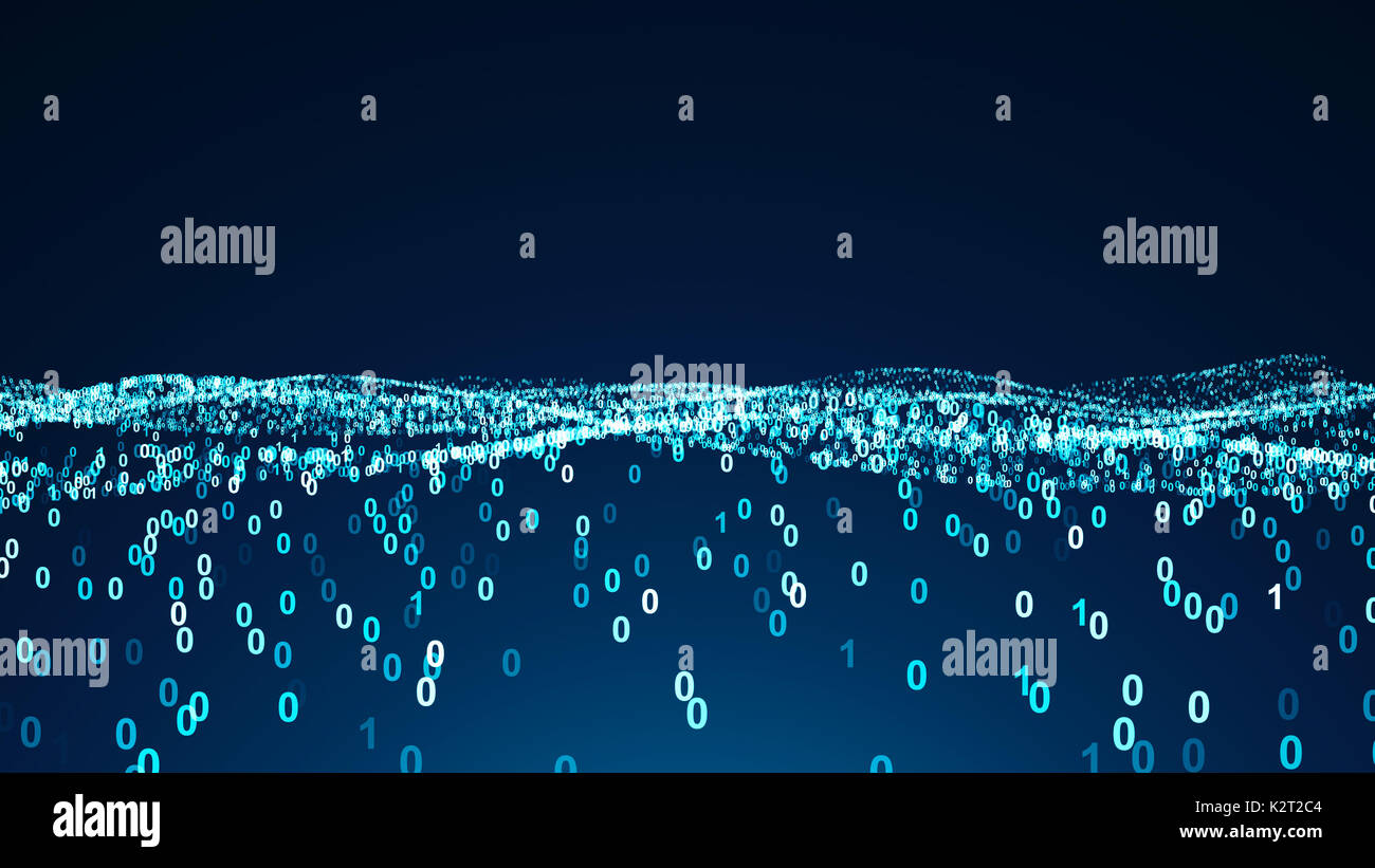 Abstract background with numbers. 3d rendered Stock Photo - Alamy