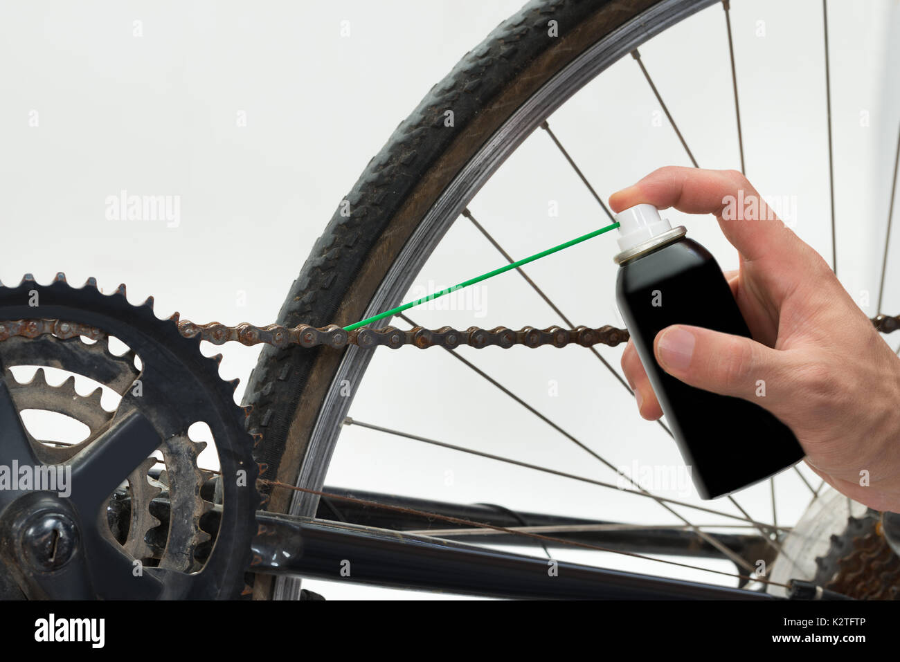 lubricating bike