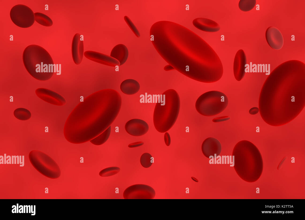 Red blood cells in artery. 3D rendering Stock Photo - Alamy