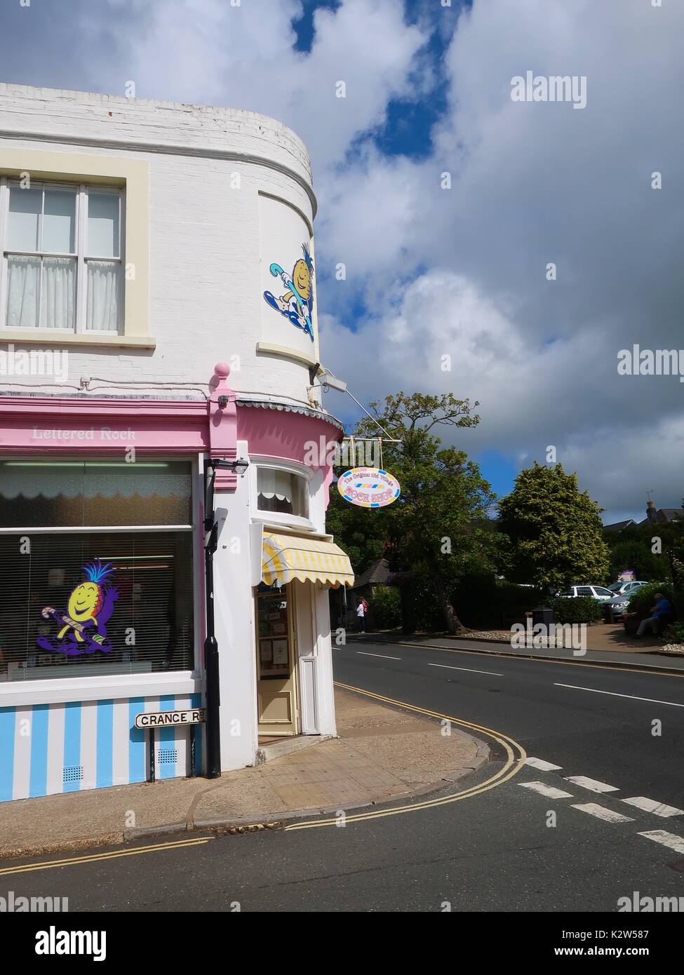 The Original Old Village Rock Shop at the junction of High Street and