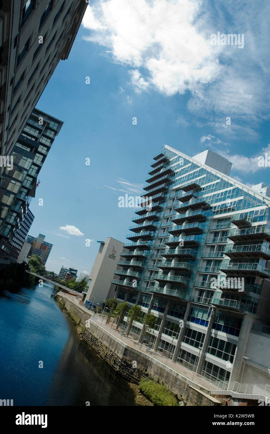 The Edge apartments, Central Salford Stock Photo Alamy