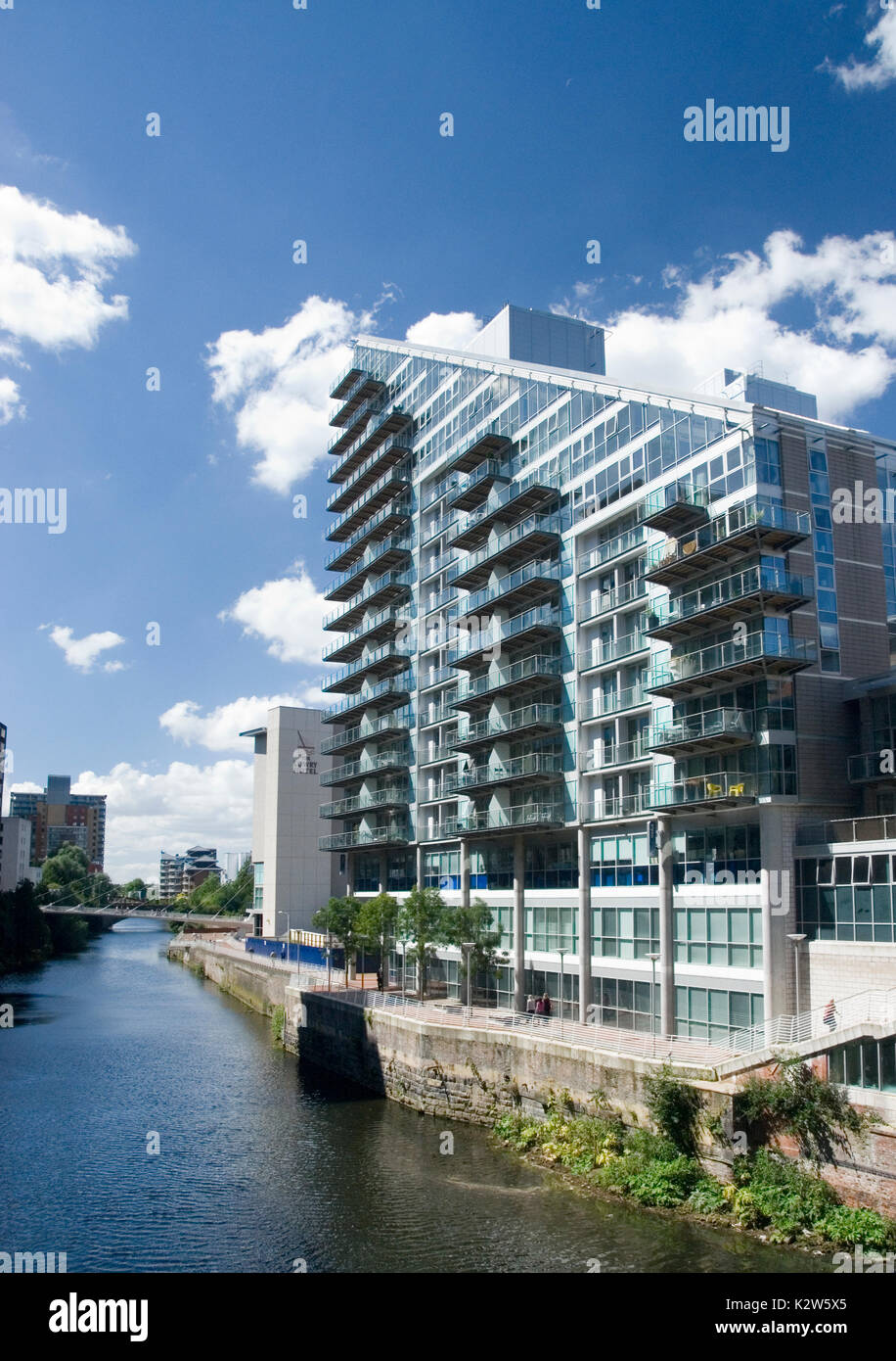 The Edge apartments, Central Salford Stock Photo Alamy