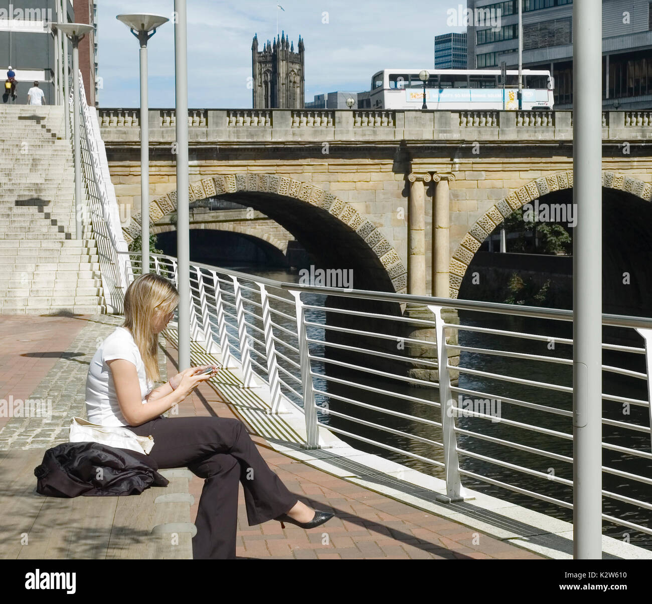 The Edge apartments, Central Salford Stock Photo Alamy