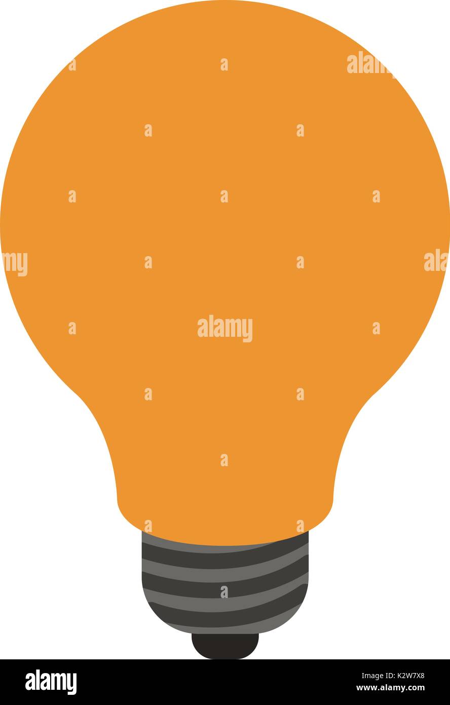 light bulb in white background Stock Vector Image & Art - Alamy