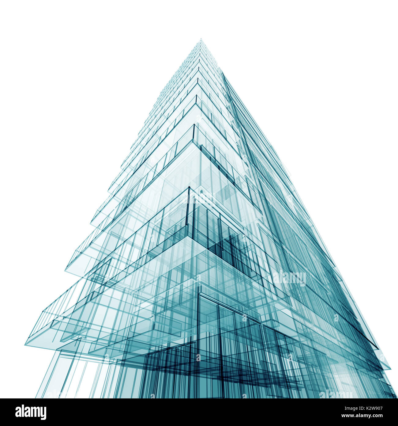 Contemporary abstract building Stock Photo - Alamy