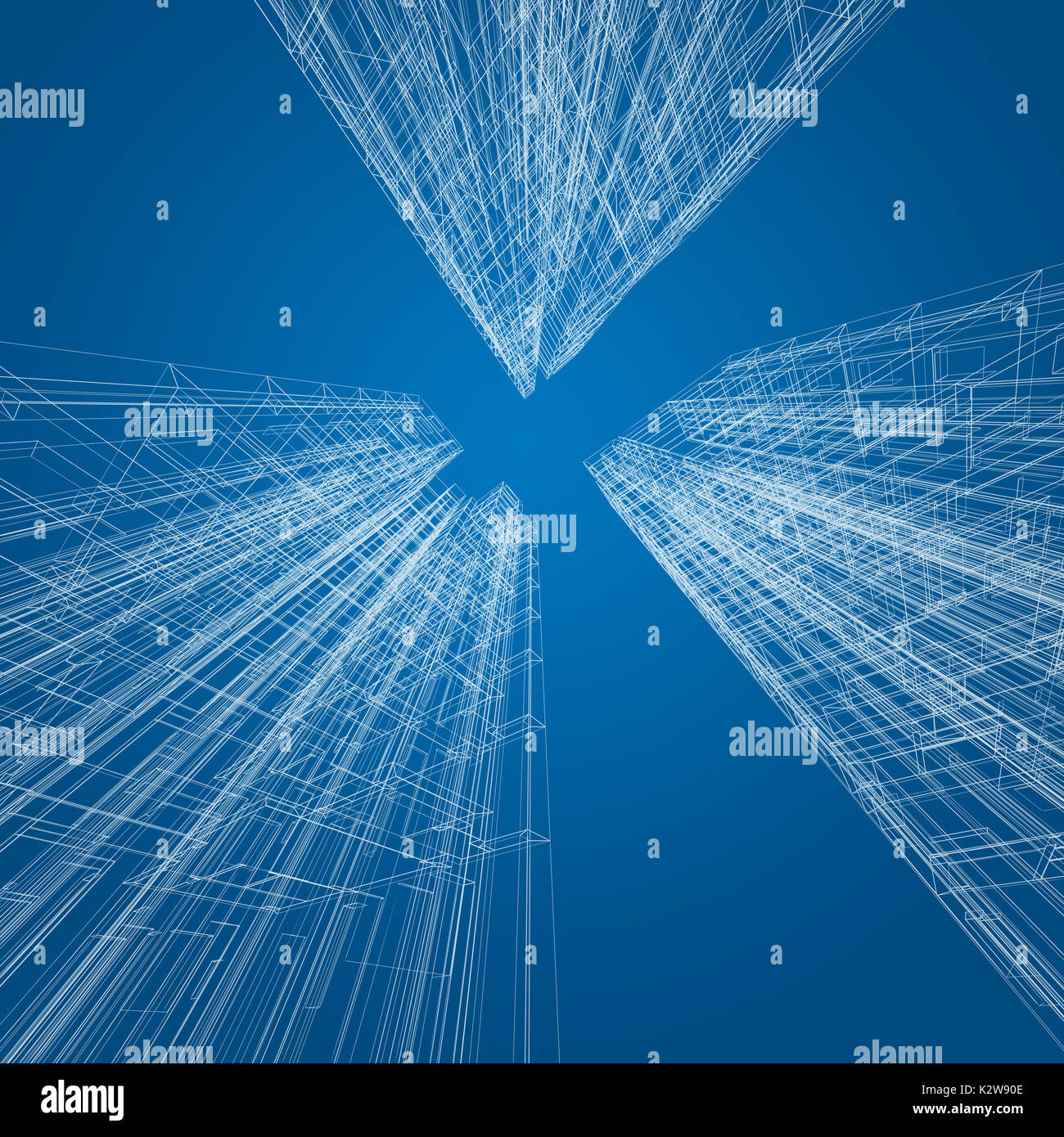 Construction design blue white hi-res stock photography and images - Alamy