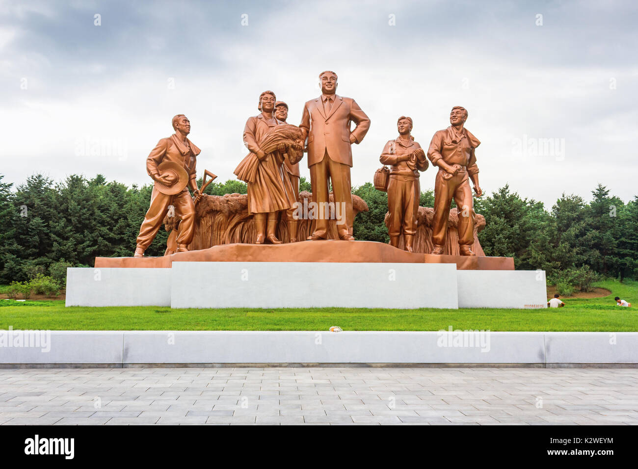 Monuments in Pyongyang, North Korea Stock Photo Alamy