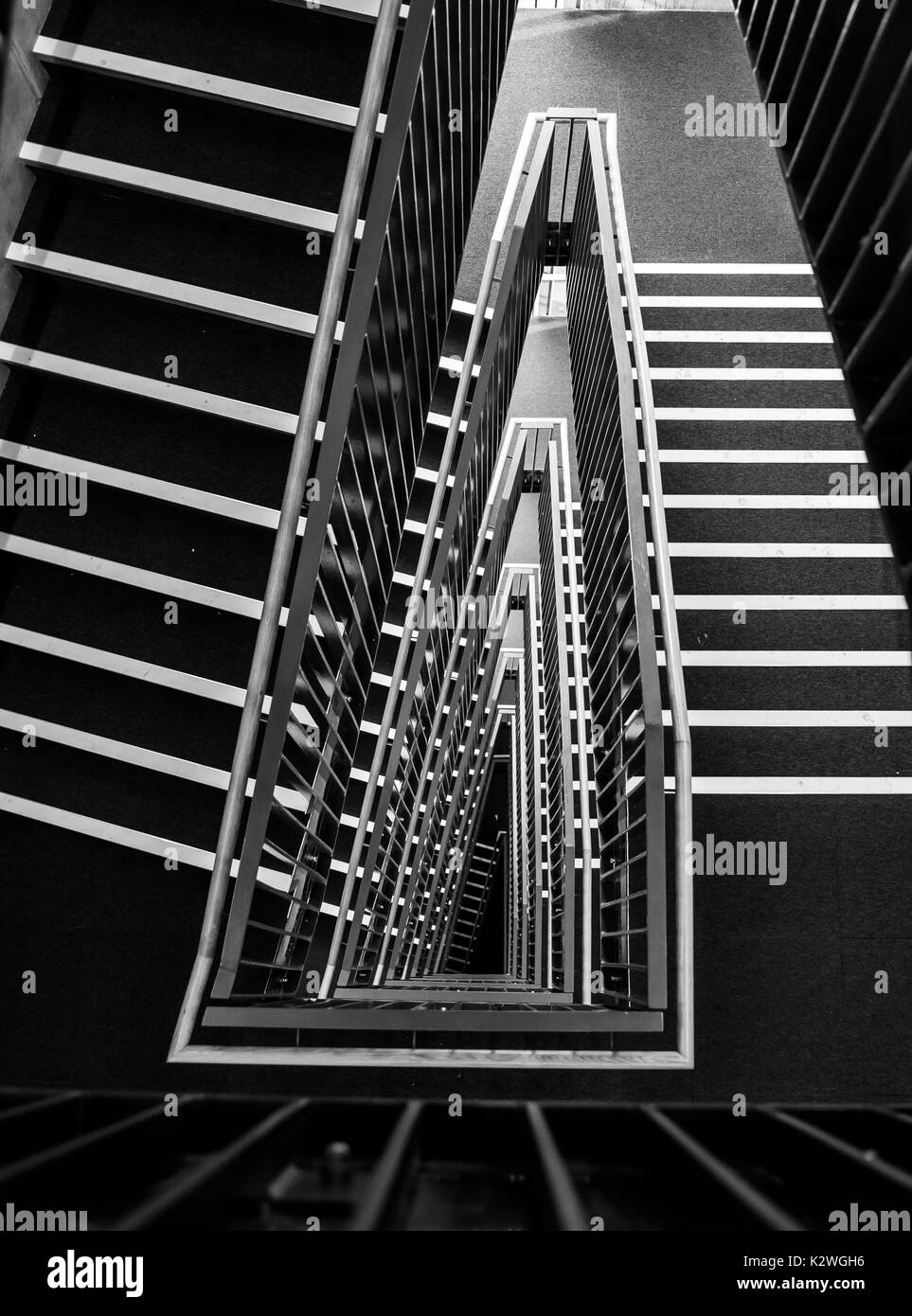 Stairway stairs Black and White Stock Photos & Images - Alamy