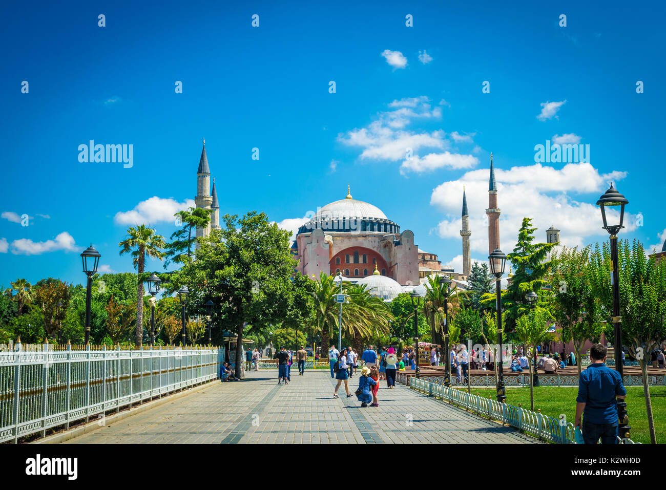 Sultan ahmet park hagia sophia hi-res stock photography and images - Alamy