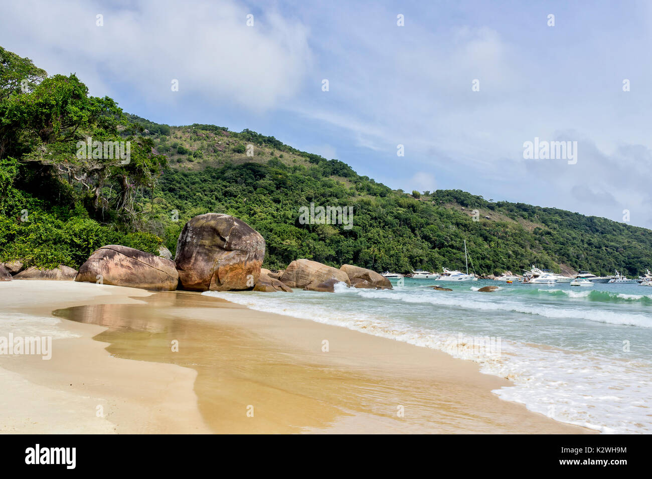 Ilha Grande - Lopes Mendes beach Stock Photo