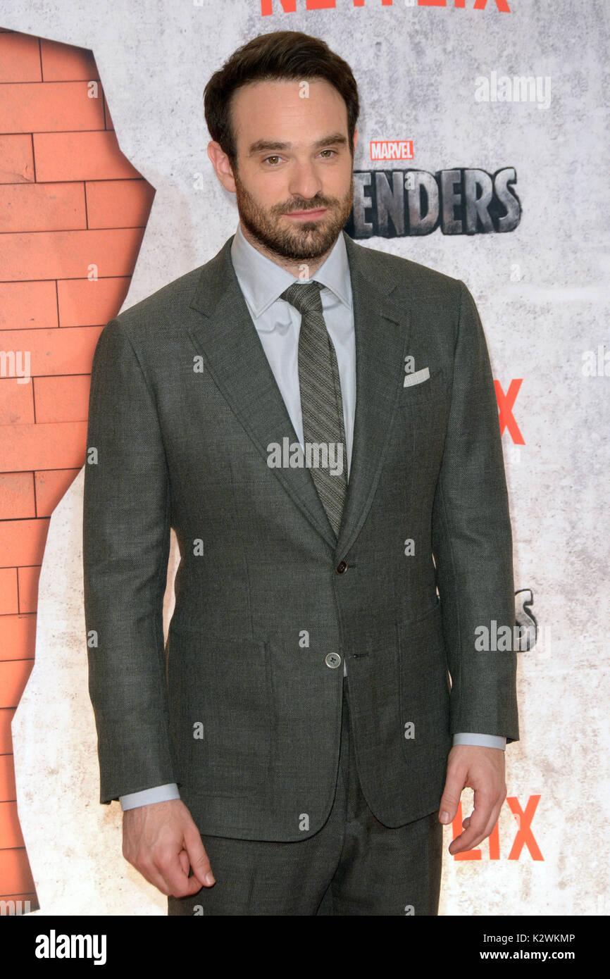 Marvel's 'The Defenders' New York Premiere at Tribeca Performing Arts Center - Red Carpet Arrivals  Featuring: Charlie Cox Where: New York, New York, United States When: 01 Aug 2017 Credit: Ivan Nikolov/WENN.com Stock Photo