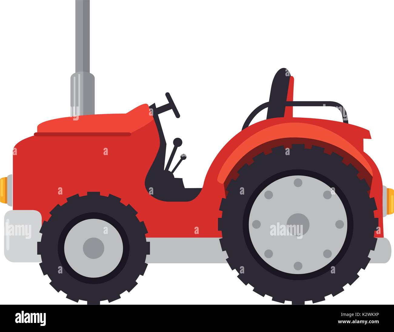 Farm tractor isolated icon Stock Vector Image & Art - Alamy