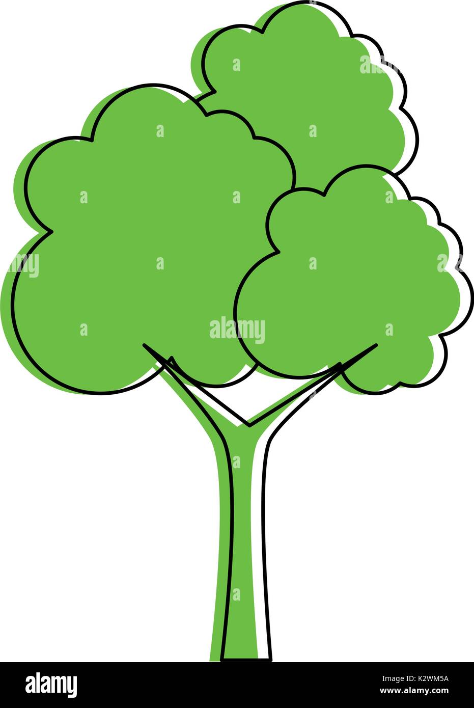 tree plant isolated icon Stock Vector Image & Art - Alamy