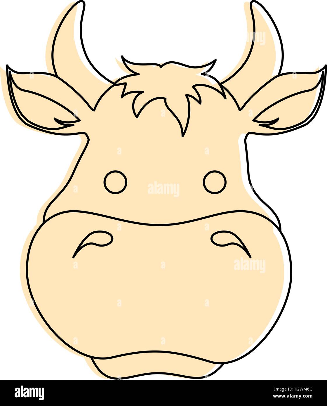 farm cow isolated icon Stock Vector Image & Art - Alamy