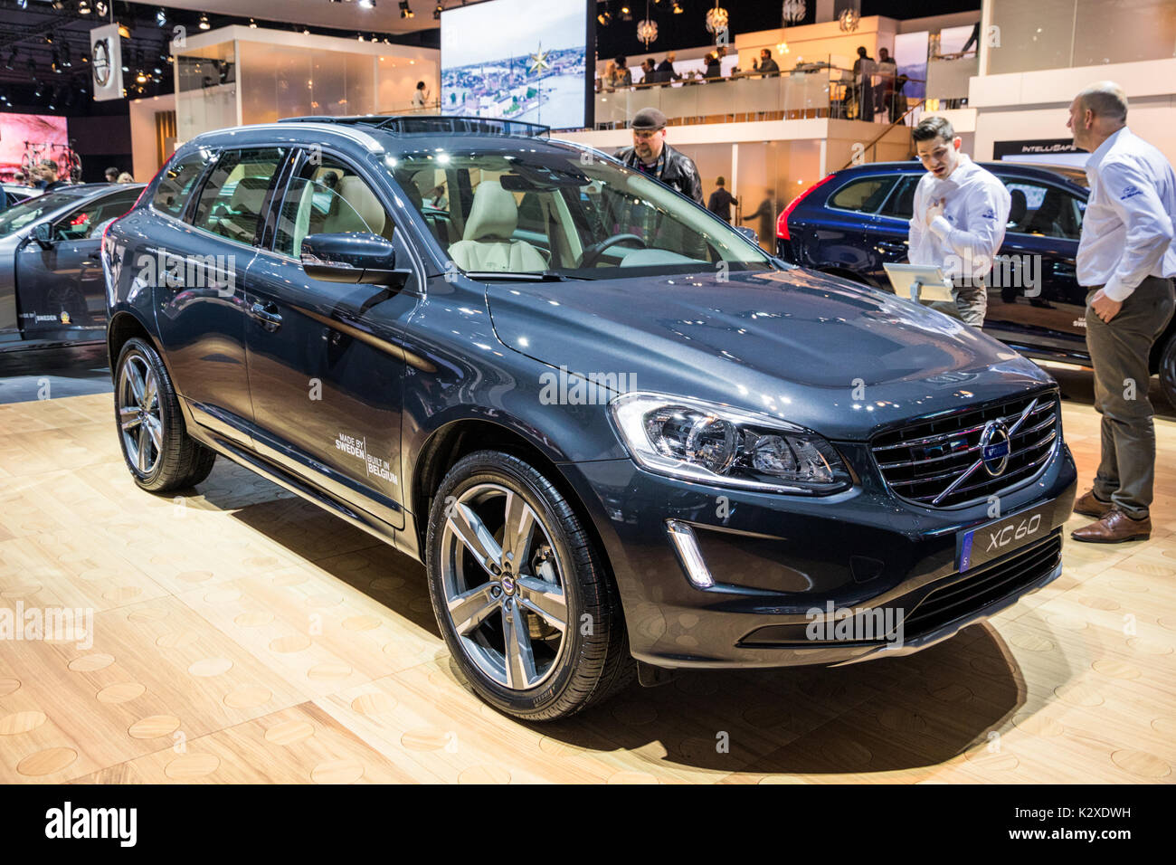 BRUSSELS - JAN 19, 2017: Volvo XC60 car presented at the Brussels Motor Show Stock Photo