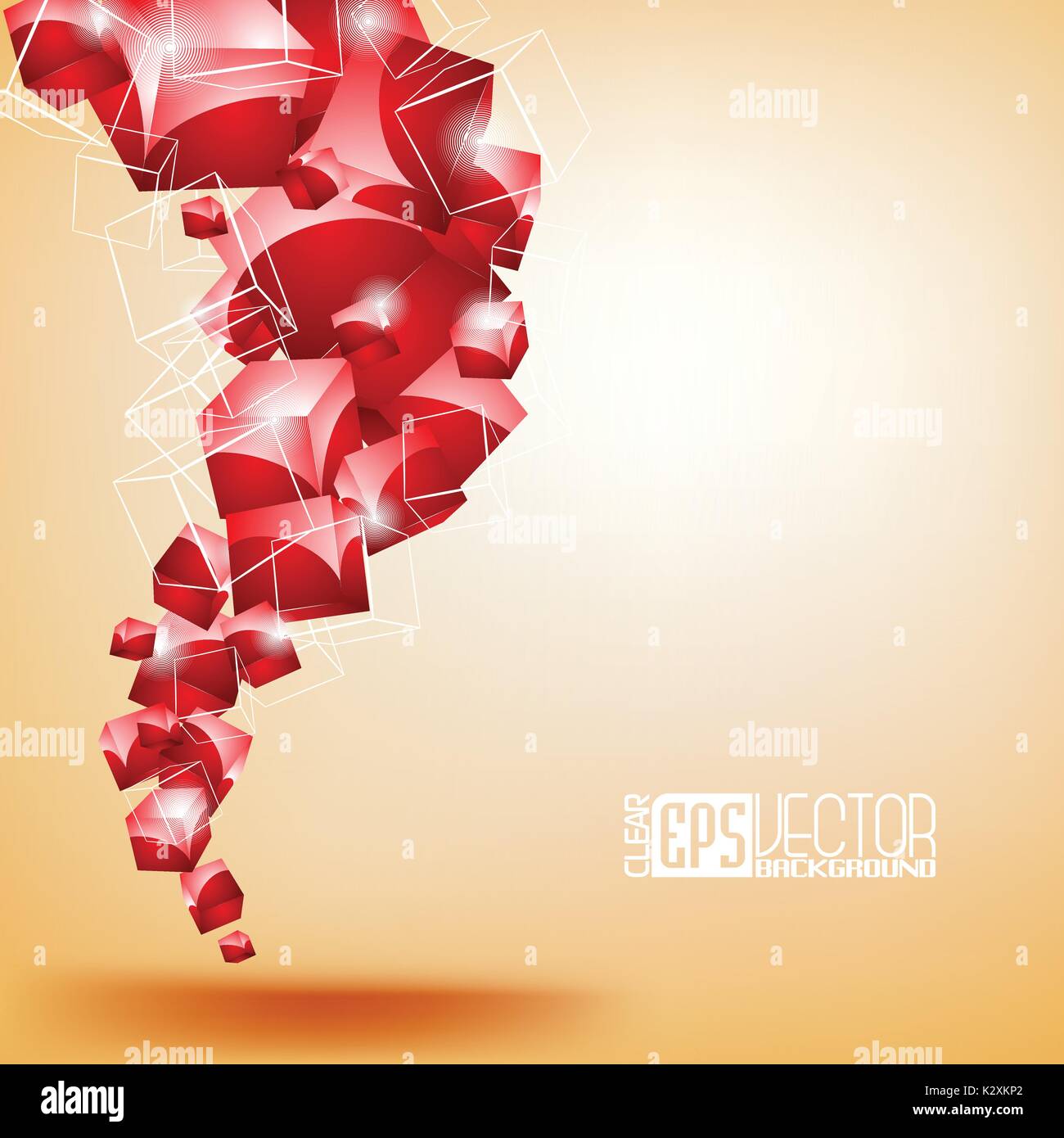 Abstract vector background with cube design. Eps 10 illustration Stock ...
