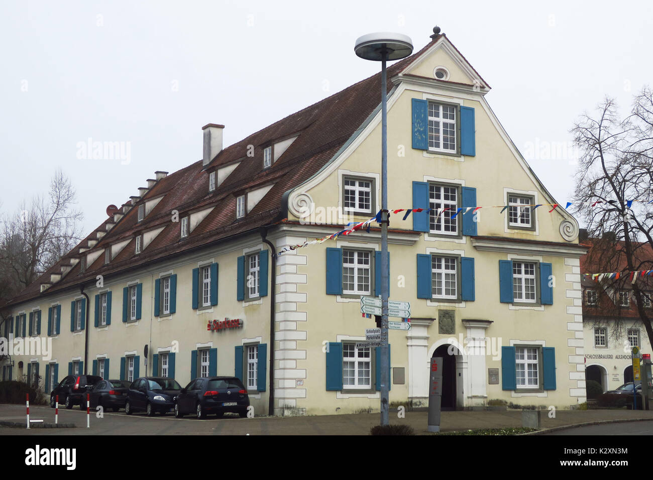 Aulendorf, Ravensburg, Wuerttemberg, Schlossbrauerei Stock Photo