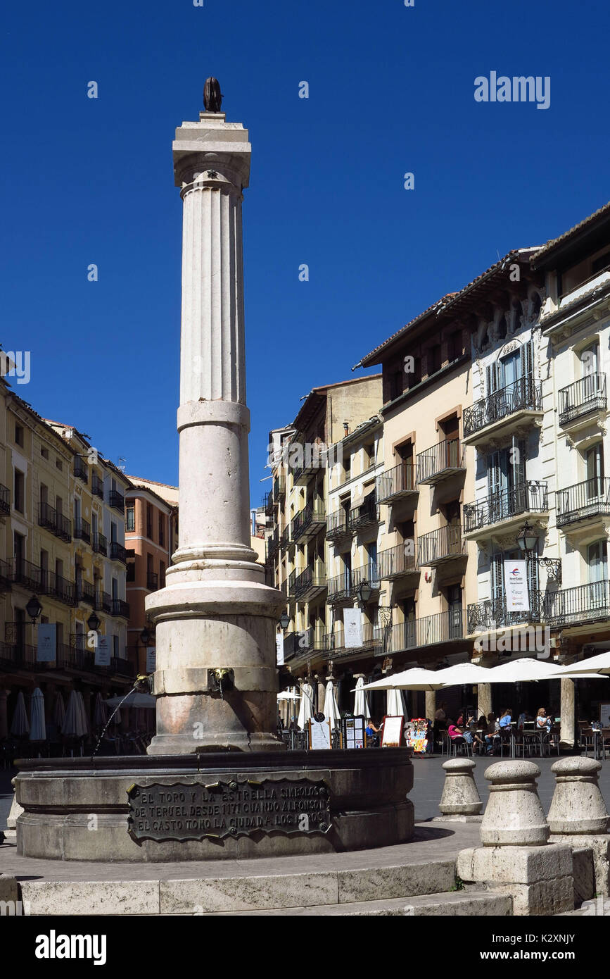 Spanien, Aragonien, Aragon, Teruel, Marktplatz, Zentrum Stock Photo