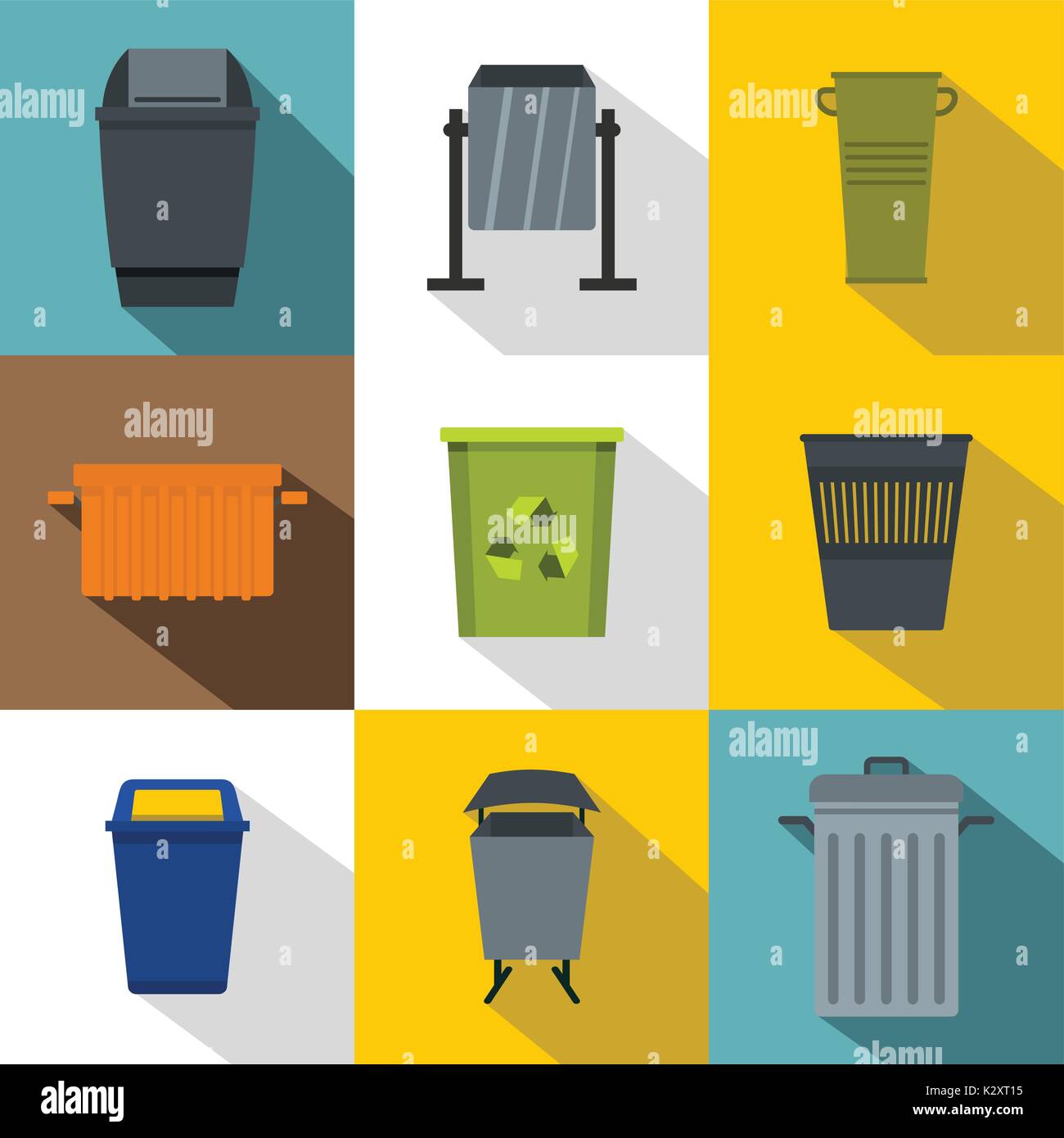 Capacity garbage Stock Vector Images - Alamy