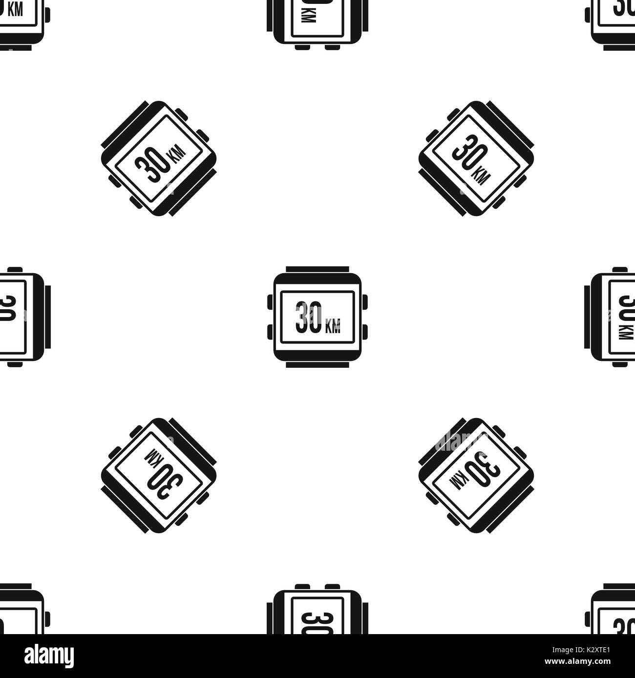 Speedometer bike pattern seamless black Stock Vector