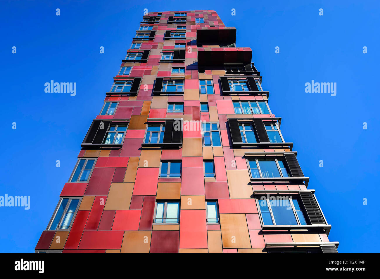 Cinnamon Tower in the harbour city of Hamburg, Germany, Europe, Cinnamon Tower in der Hafencity von Hamburg, Deutschland, Europa Stock Photo