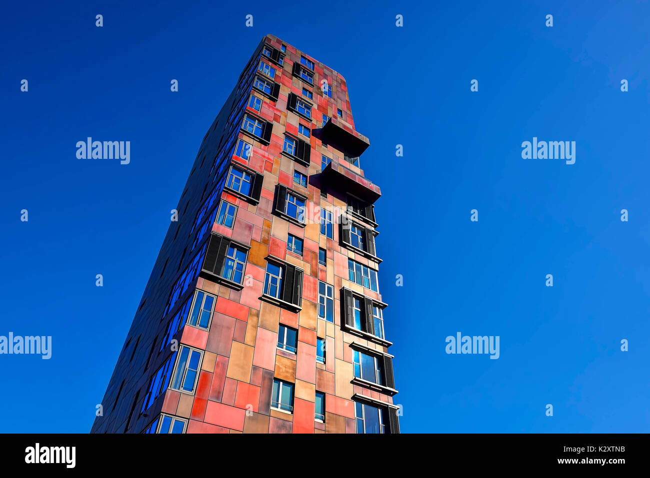 Cinnamon Tower in the harbour city of Hamburg, Germany, Europe, Cinnamon Tower in der Hafencity von Hamburg, Deutschland, Europa Stock Photo