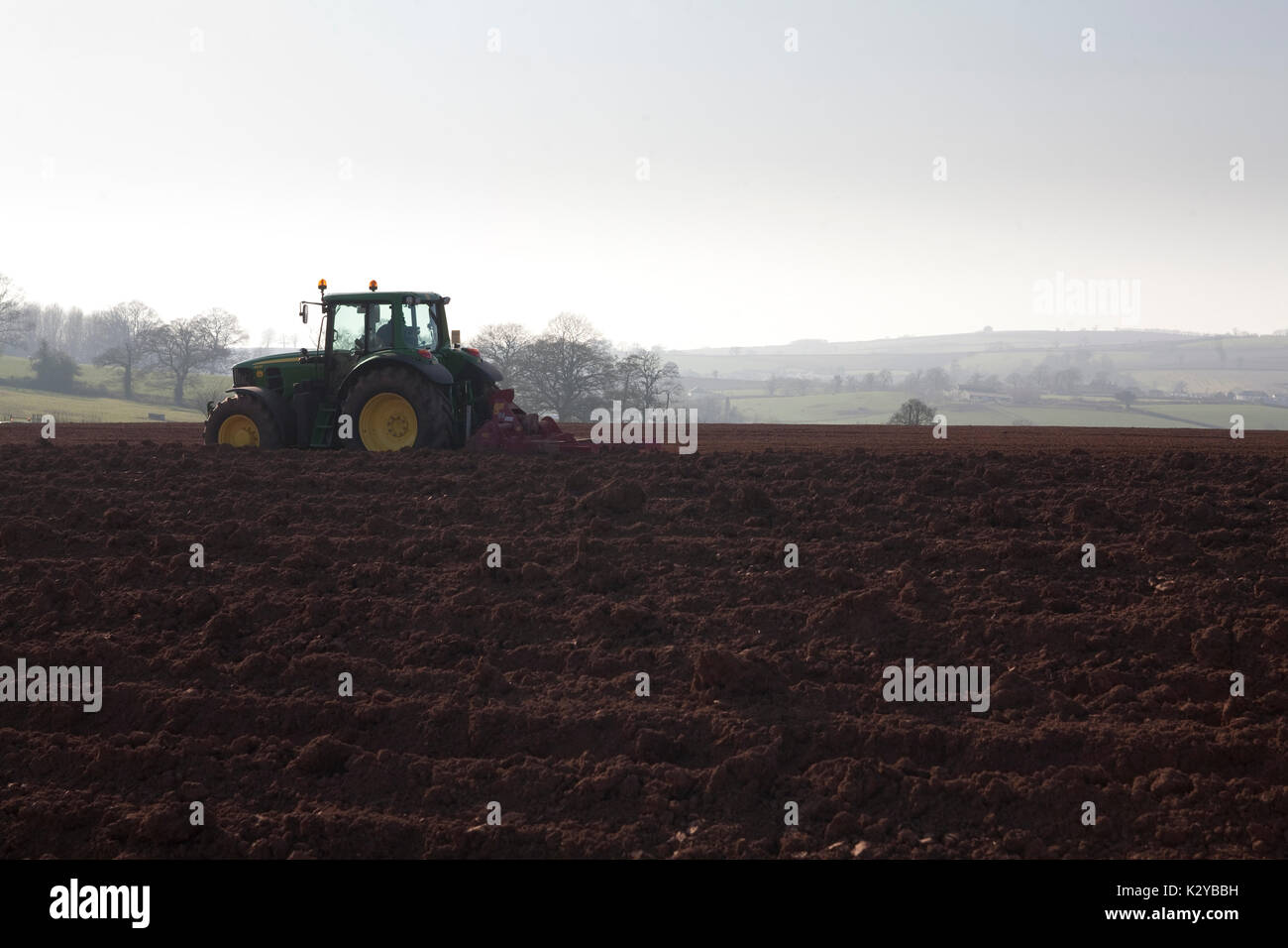 Preparing and planting organic potatoes Stock Photo Alamy