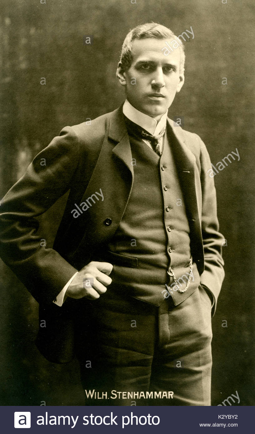 Wilhelm Stenhammar, Swedish composer, conductor and pianist Stock ...
