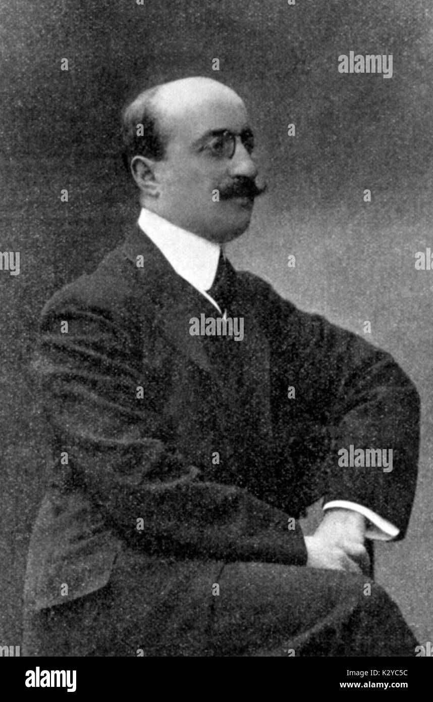 CILEA, Francesco - portrait. Italian composer  (1866-1950) Stock Photo