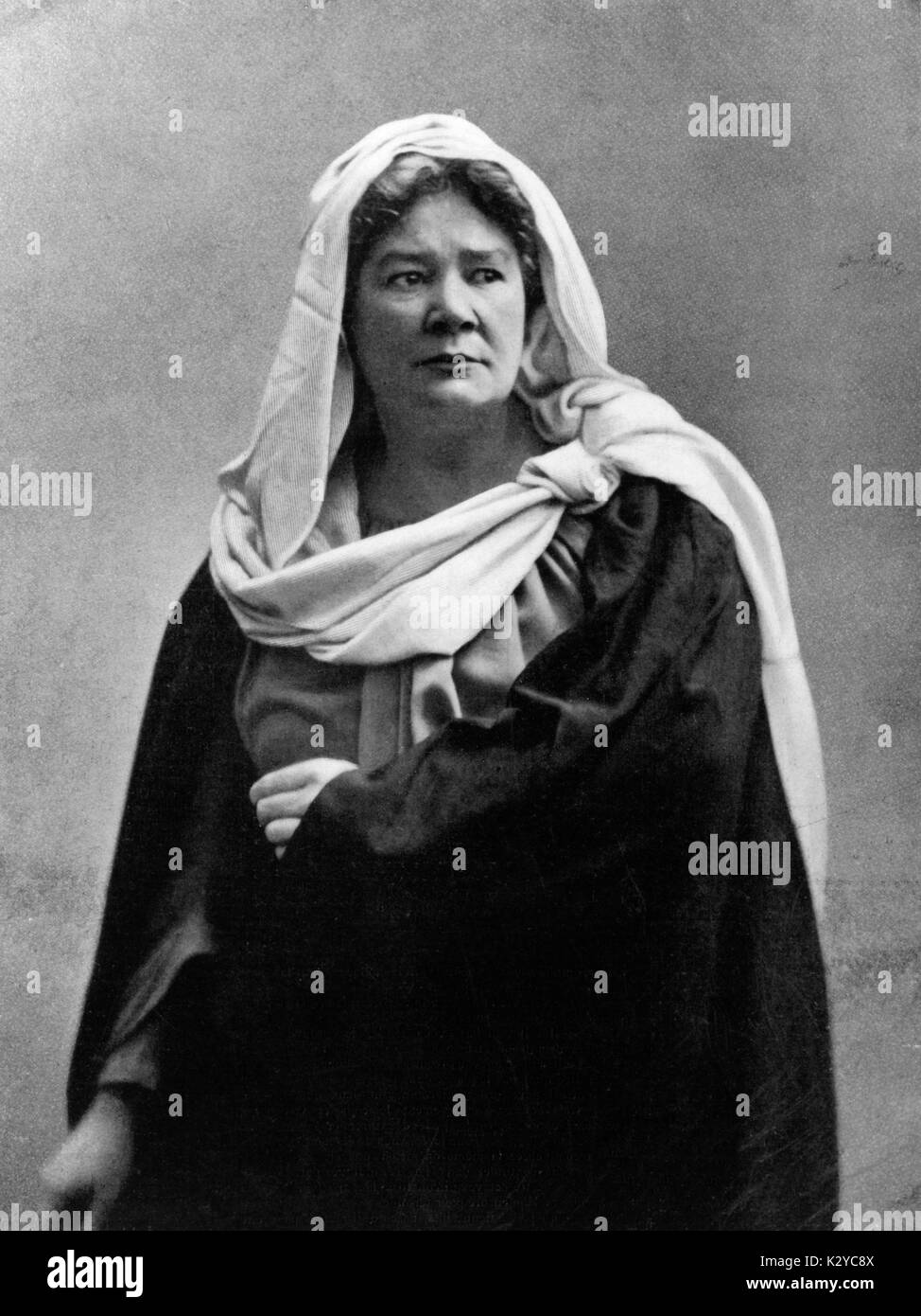 Ernestina Schumann-Heink - portrait as Fides in Meyerbeer 's 'Le Prophete' - Czech-American contralto singer  - 15 June 1861-17 November 1936 Stock Photo