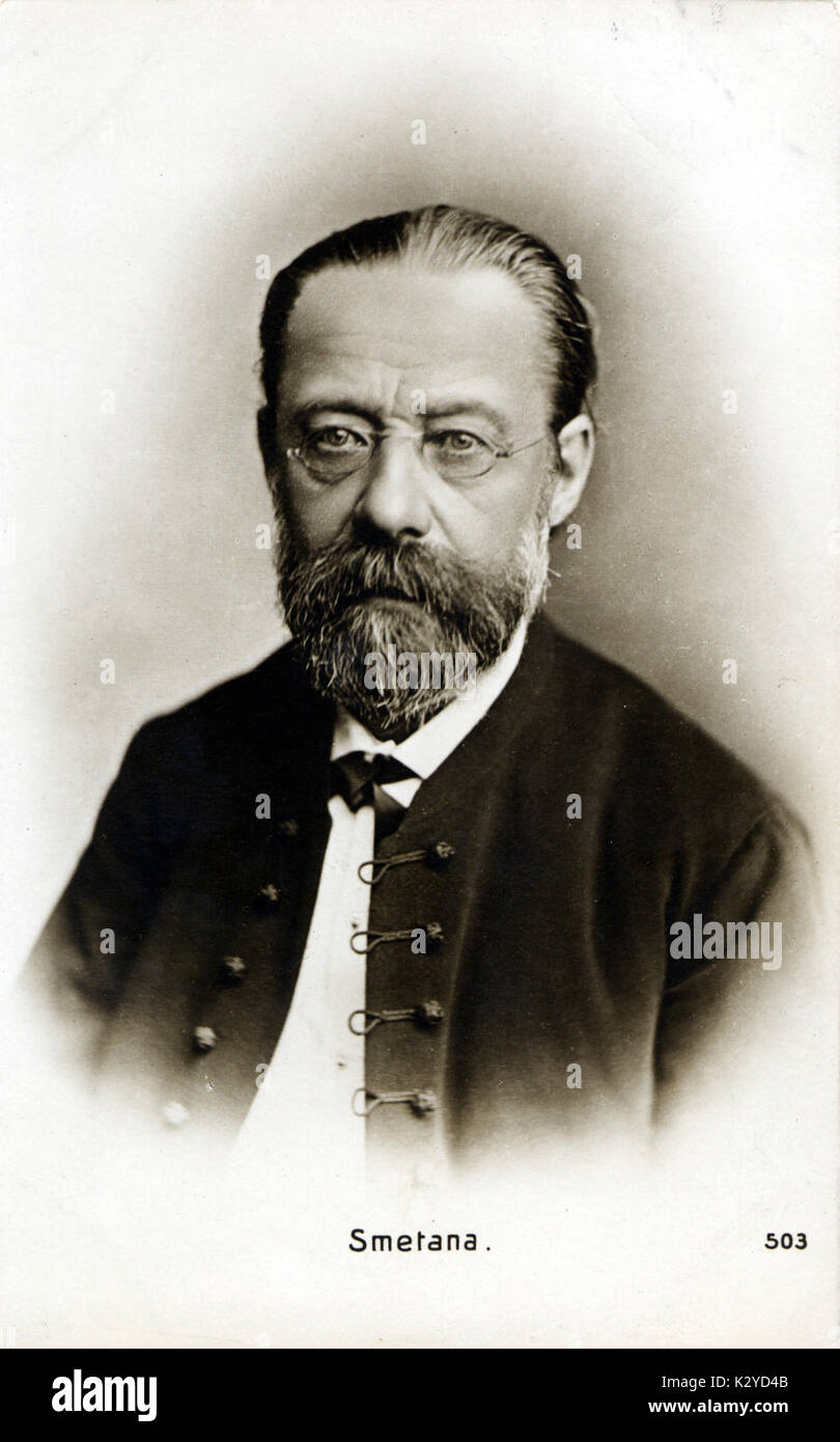 Bedrich Smetana. Czech composer (1824-1884) Stock Photo