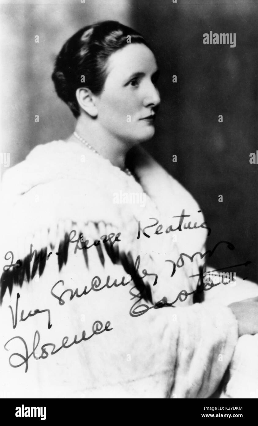 EASTON, Florence English Operatic Soprano, 1882-1955 Stock Photo