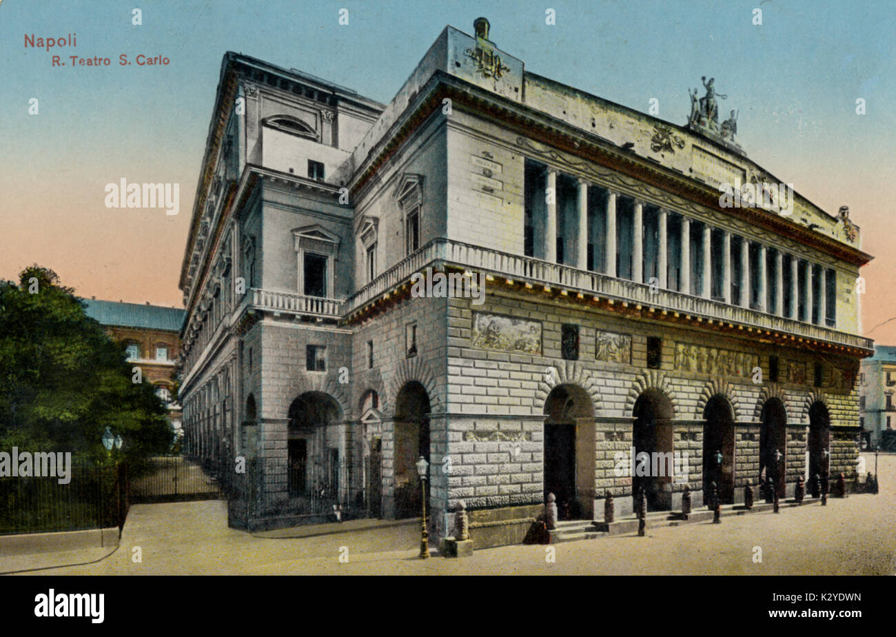 Naples san carlo opera house hi-res stock photography and images - Alamy