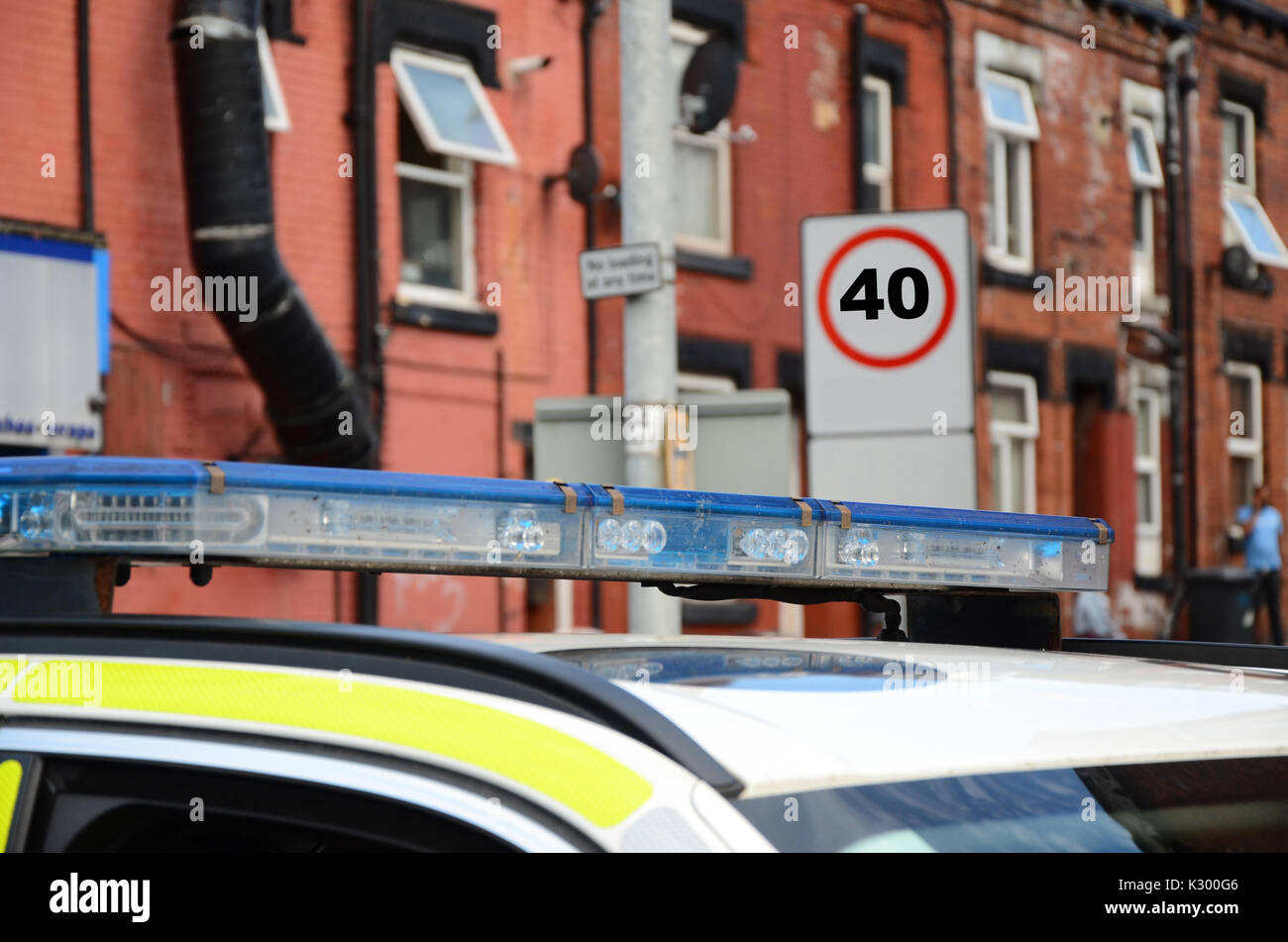 road traffic offence, speeding Stock Photo