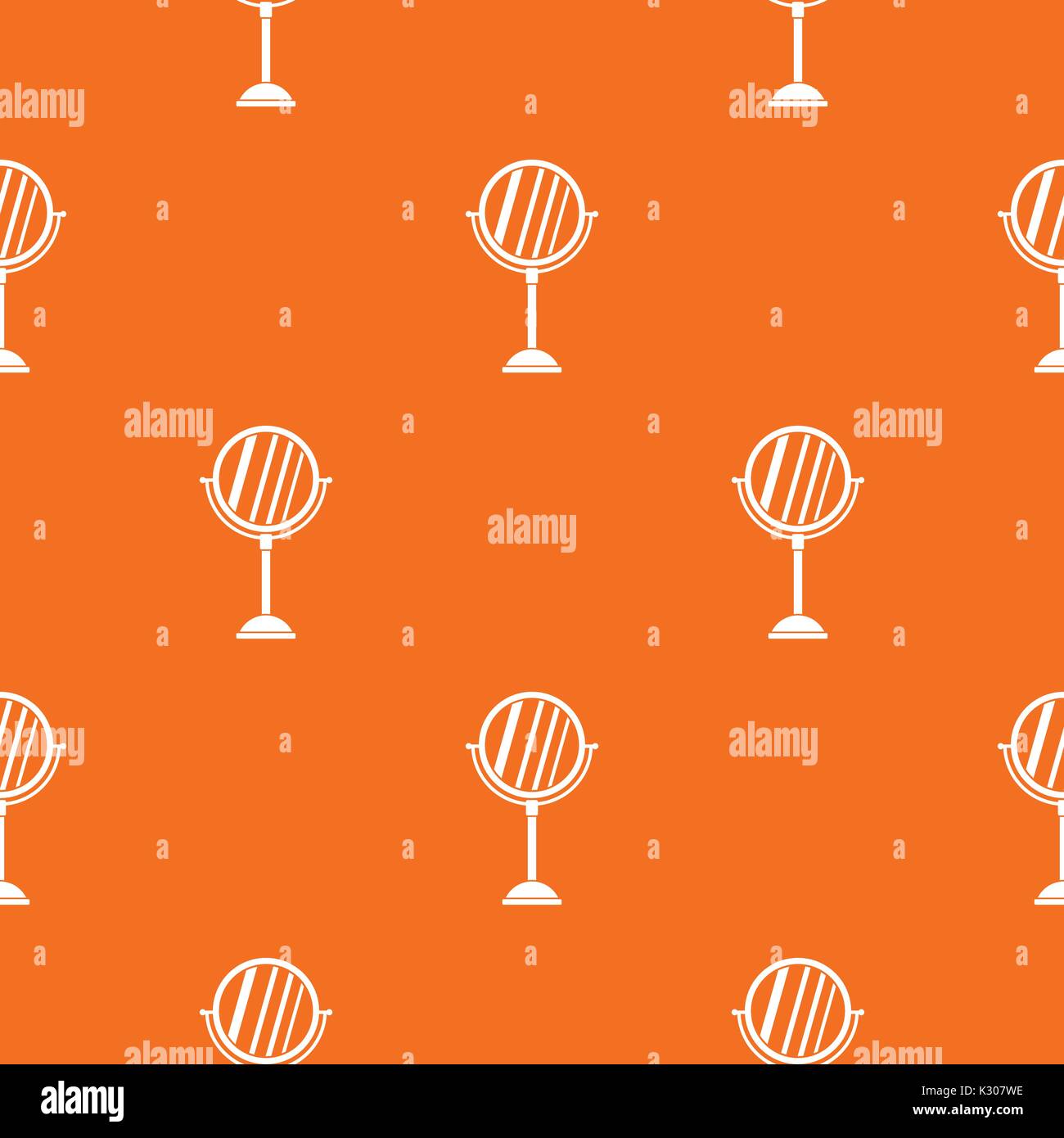 Makeup mirror pattern seamless Stock Vector