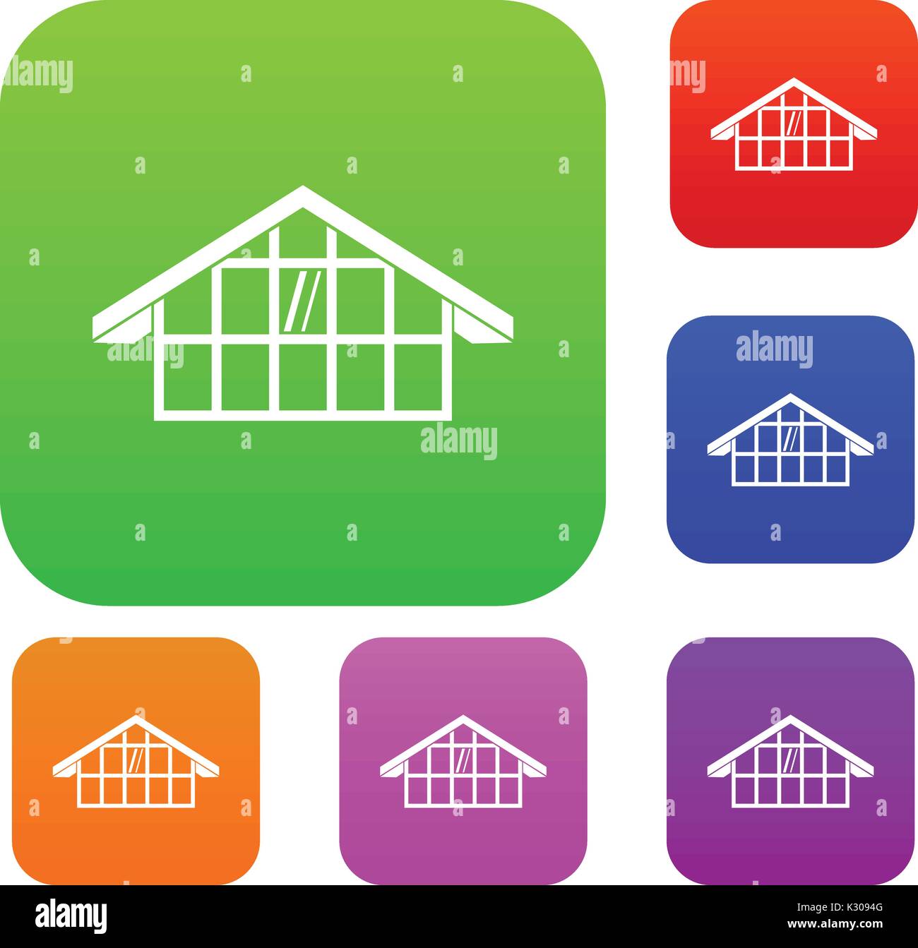 Warehouse Set Collection Stock Vector Image Art Alamy