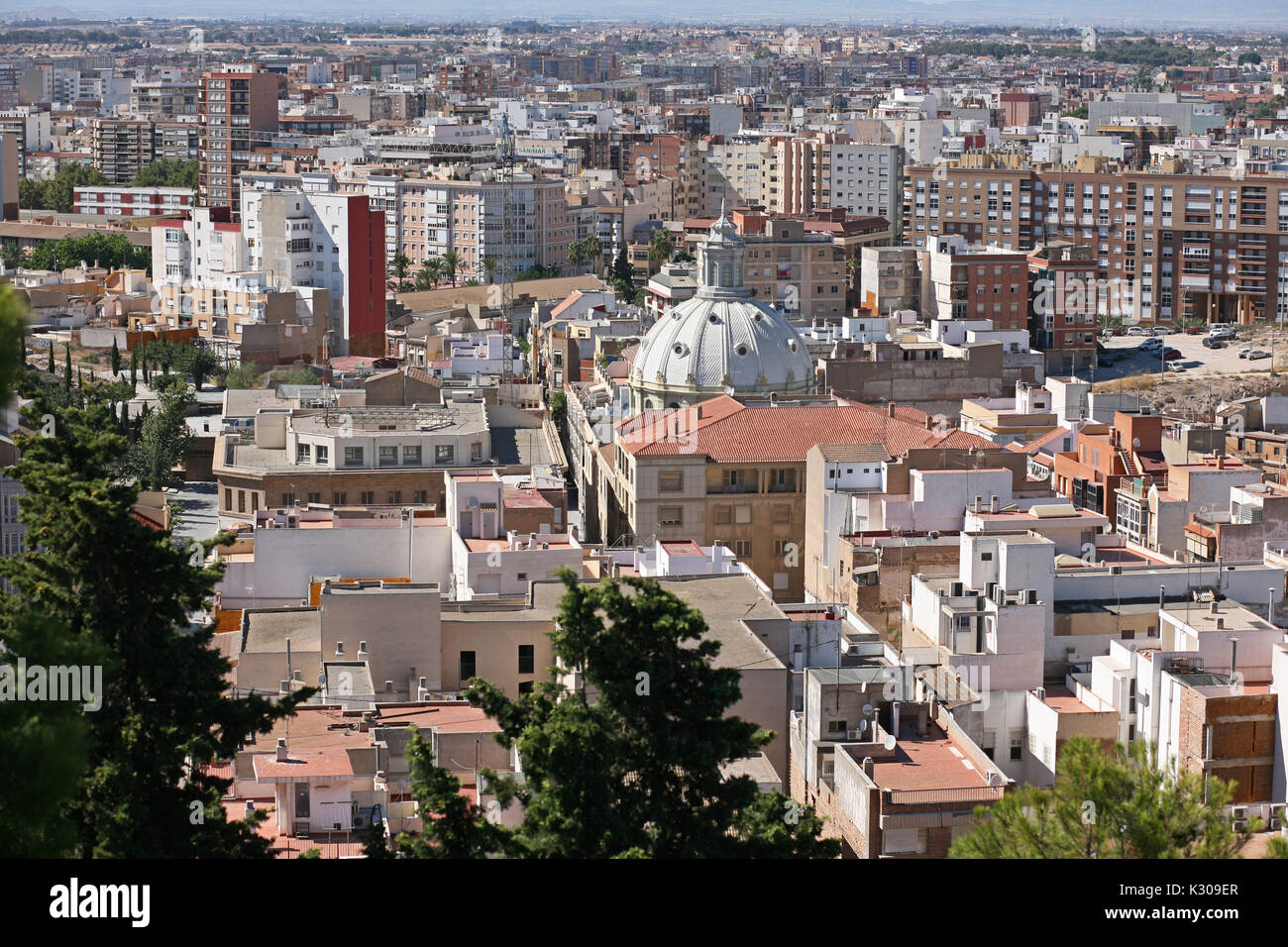 View of the city of Cartegena, Spain Stock Photo