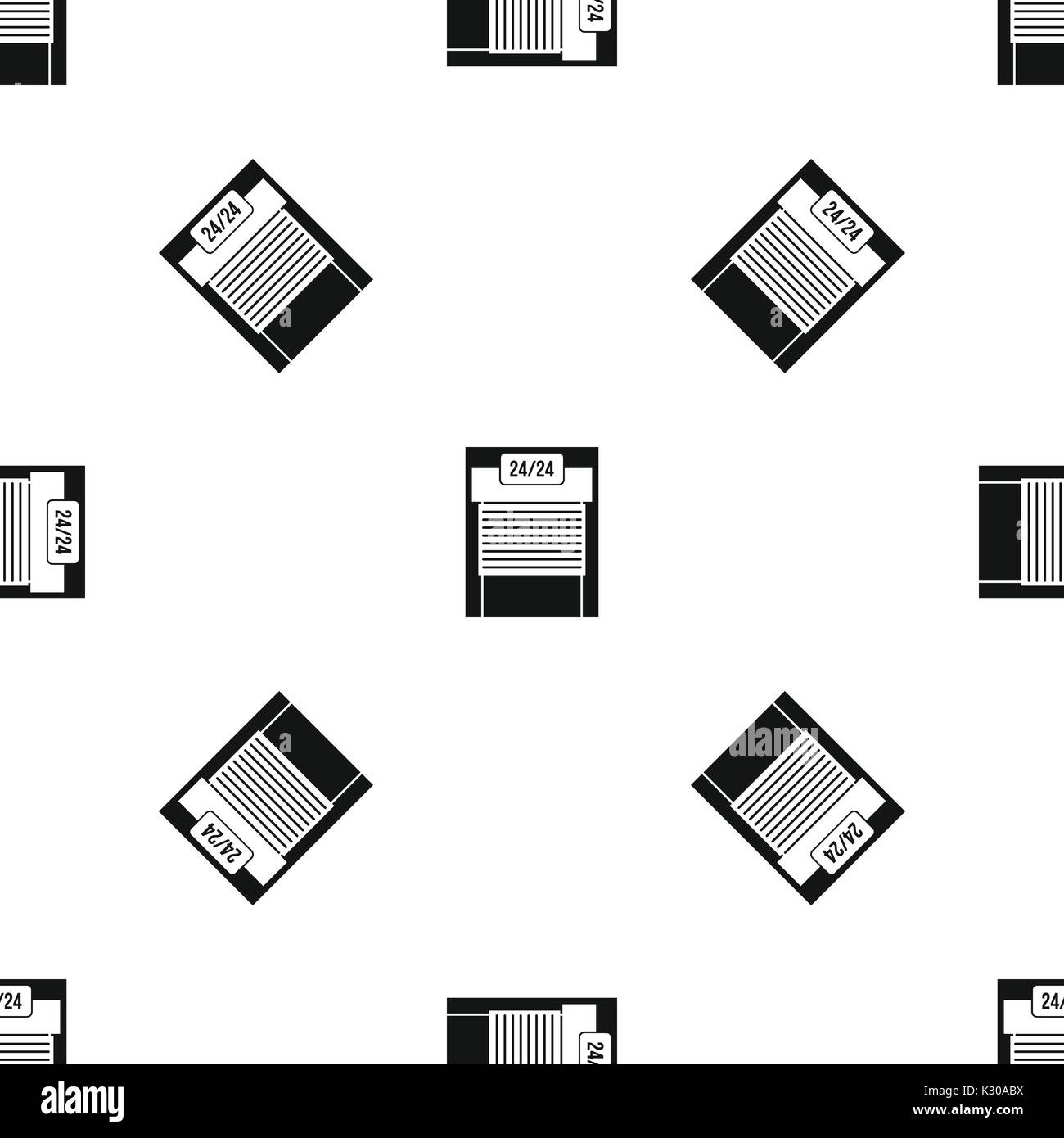24 hours parking pattern seamless black Stock Vector Image & Art - Alamy