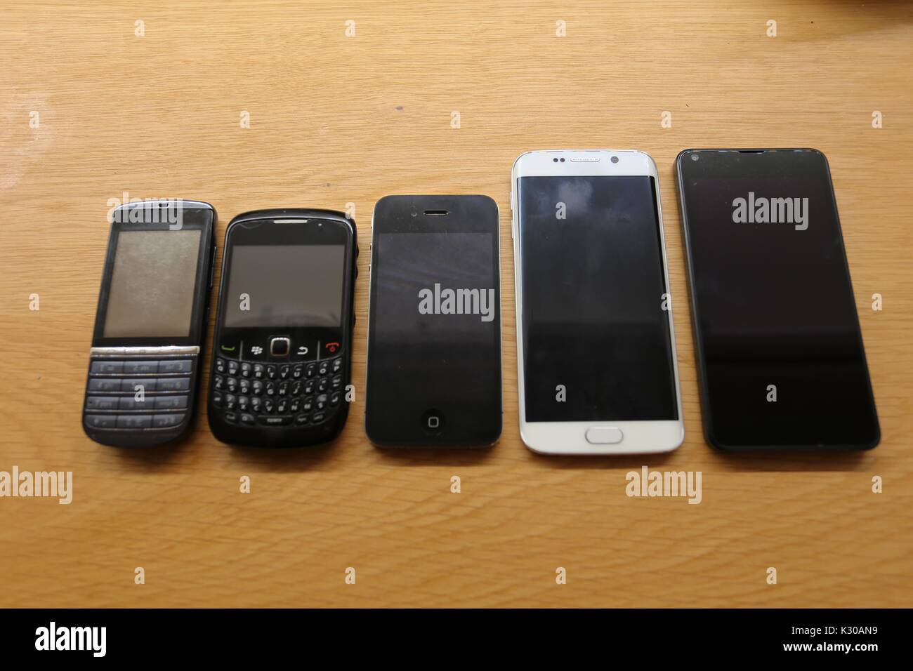 mobile phones Stock Photo