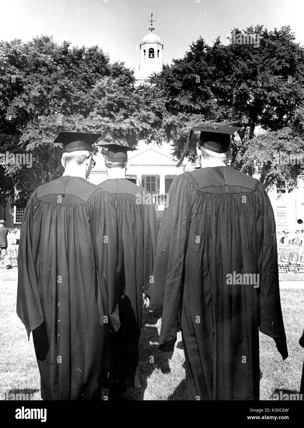 Black graduation gowns Black and White Stock Photos & Images Alamy