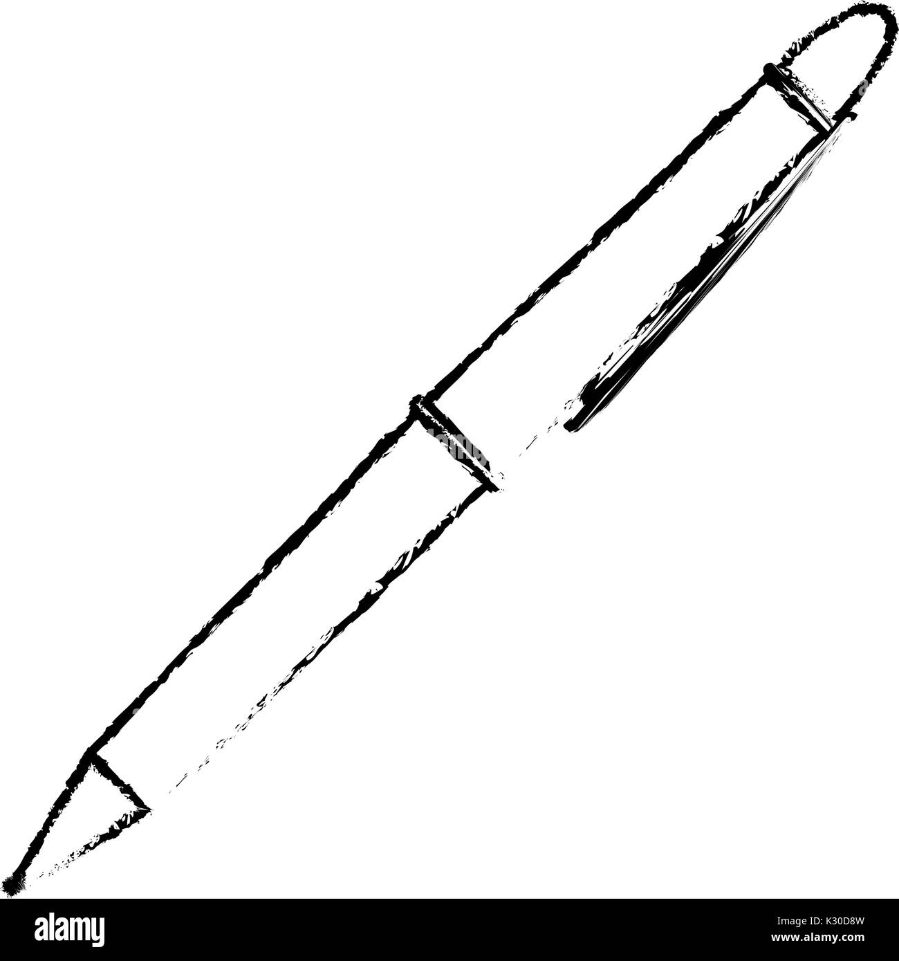pen icon silhouette blurred monochrome Stock Vector Image & Art - Alamy