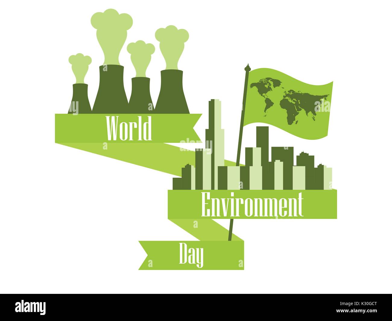 World Environment Day 5th June Environmental Pollution Pipes