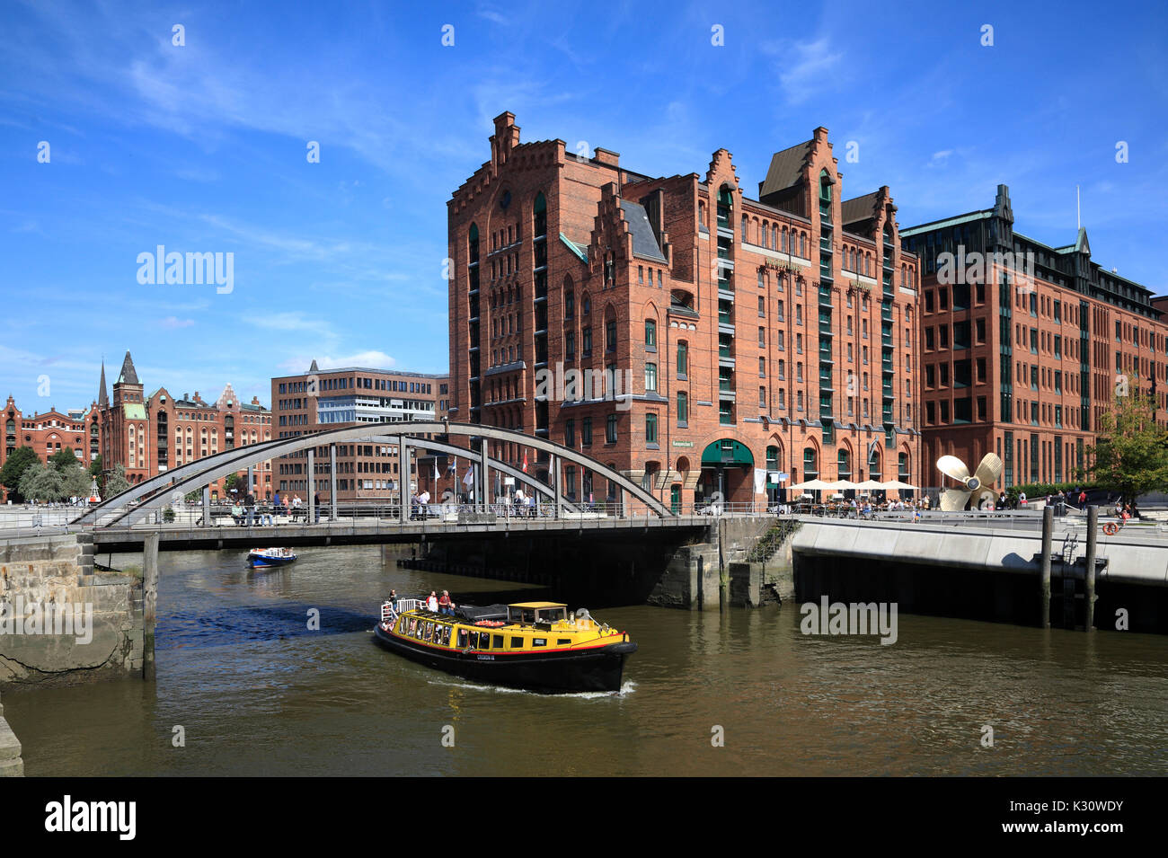 International Maritime Museum, Old Warehouse district, Hamburg harbor, Germany, Europe Stock Photo