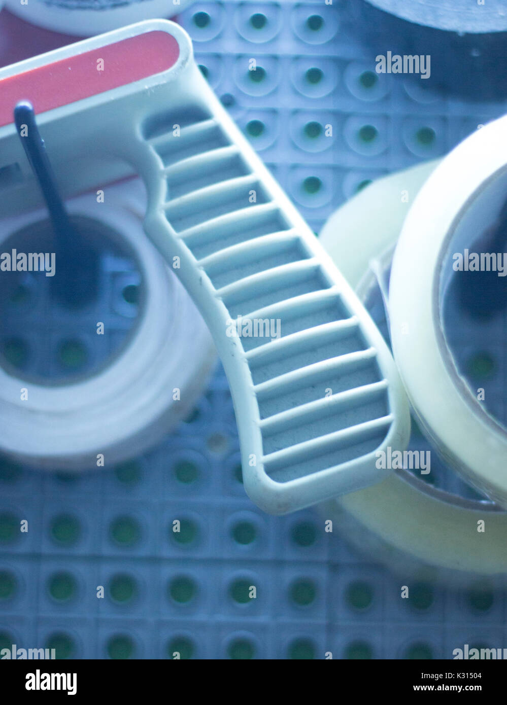 Inline roller skate shop mechanic tools in retail skates store to