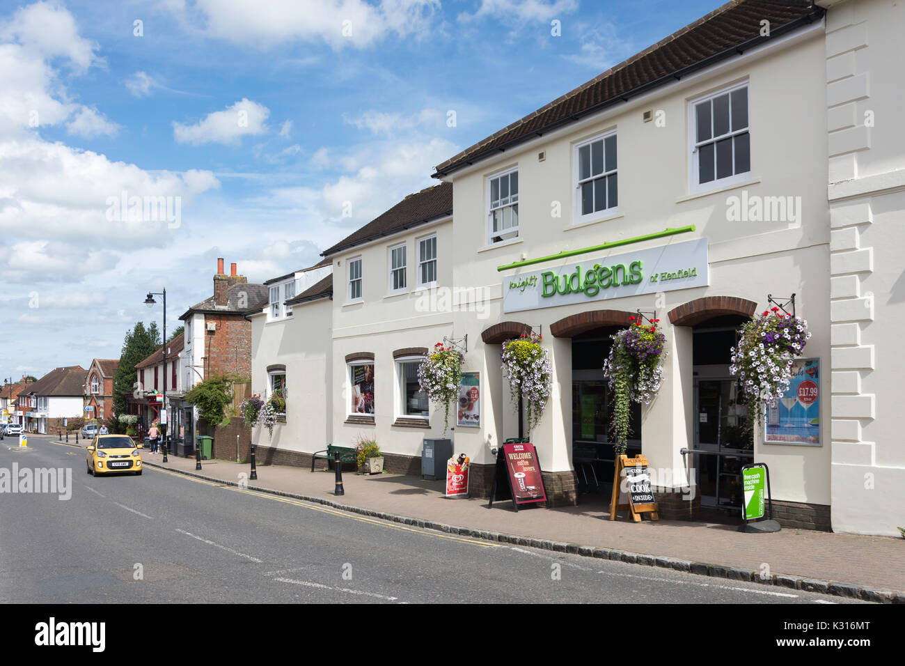 High Street, Henfield, West Sussex, England, United Kingdom Stock Photo